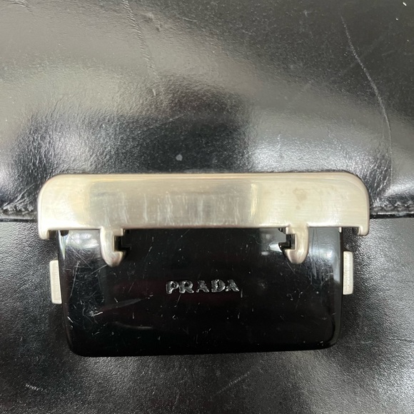 Prada Flap Leather Shoulder Bag - Picture 14 of 15